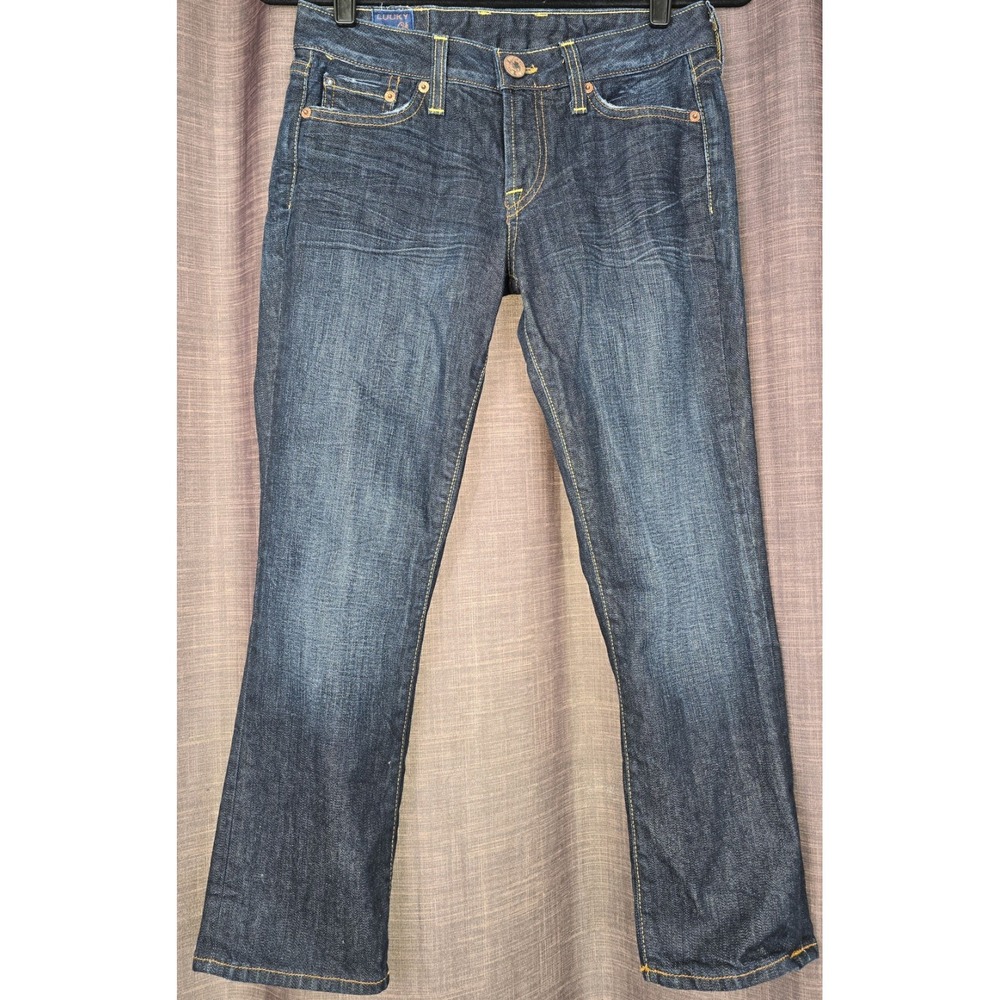 Lucky Brand Womens Jeans Size 4 (30x24) Low Rise Lola Ankle Crop Stretch